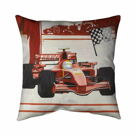 BEGIN HOME DECOR 20 x 20 in. Formule 1 Car-Double Sided Print Indoor Pillow 5541-2020-TR63